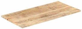 vidaXL Επιφάνεια Τραπεζιού 25-27 χιλ. 100x60 εκ. από Μασίφ Ξύλο Μάνγκο