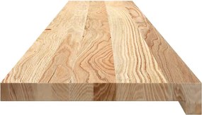 VidaXL Περβάζια παραθύρων 2 τεμ. 140x30x2 εκ. Ακατέργαστο Μασίφ Δρυός