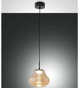 Φωτιστικό Οροφής Deva 3774-40-125 Φ25x19,5cm Dim Led 1510lm 14W Amber Fabas Luce