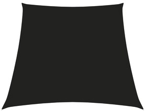 vidaXL Πανί Σκίασης Τρίγωνο Μαύρο 2/4 x 3 μ. από Ύφασμα Oxford