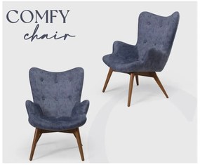 Πολυθρόνα υφασμάτινη Comfy