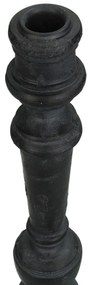 Κηροπήγιο ArteLibre Μαύρο Polyresin 8.5x8.5x20cm