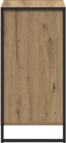 vidaXL Πλαϊνό γραφείο Artisan Δρυς 43 x 36 x 75,5 εκ.