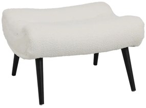 Intrahome Σκαμπό - υποπόδιο Silla Intrahome μπουκλέ ύφασμα σε λευκή απόχρωση 68x58x40εκ | SKU: INTRAPA-221111193