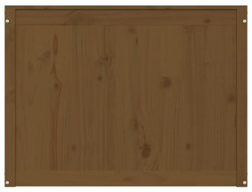 Καλάθι Ρούχων Καφέ μελί 88,5x44x66 εκ από Μασίφ Ξύλο Πεύκου - Καφέ