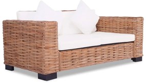 vidaXL Σετ Καναπέ 15 Τεμαχίων από Γνήσιο Ρατάν