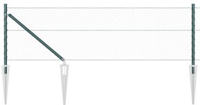 vidaXL Εξάγωνη Περίφραξη Πράσινη 0,6x50 μ. Χάλυβας