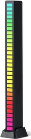 LED φωτορυθμικό φωτιστικό ZS52, RGB, 5W, μαύρο