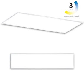 Φωτιστικό Οροφής Πάνελ LED 40W Λευκό 3CCT Slim 120x30cm 35-004139 Band -35-004139-Λευκό 35-004139