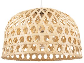 00716 GloboStar® GLOBOSTAR® MANGEA 00716 Boho Κρεμαστό Φωτιστικό Οροφής με Ντουί 1 x E27 AC 220-240V IP20 - Μπεζ - Μ50 x Π50 x Υ34cm