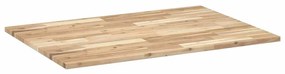 vidaXL Επιφάνεια Γραφείου Ορθογώνια 120x70x2 εκ. Μασίφ Ξύλο Ακακίας