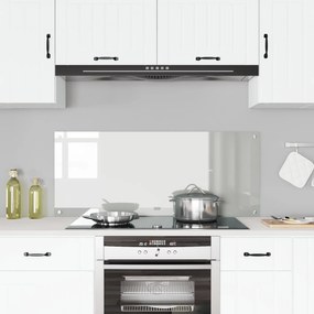 vidaXL Διαφανές Πλαίσιο Κουζίνας 120x50x0,6 εκ από Γυάλα