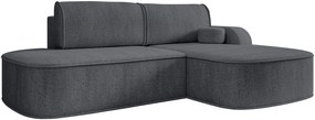 Γωνιακός Καναπές Koro-Δεξιά-Ανθρακί