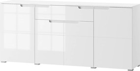 Μπουφές Aurora 4D1S-Leuko - 180.00Χ40.00Χ80.00cm