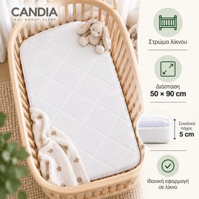 Candia Στρώμα Λίκνου White Breeze