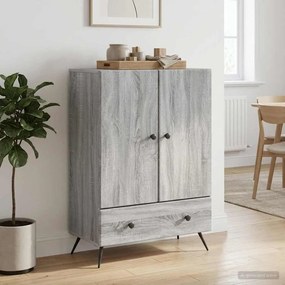 vidaXL Πλαϊνό γραφείο Γκρι Sonoma 66 x 34,5 x 95 εκ.