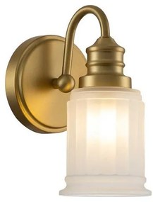 Απλίκα Φωτιστικό Μπάνιου 1xG9 IP44 Swell Elstead Lighting-QZ-SWELL1-BB-BATH-Ορείχαλκος QZ-SWELL1-BB-BATH
