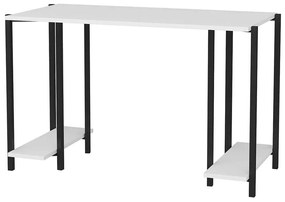 Γραφείο Academy 322RTC1396 125,2x60x73,8cm Black-White