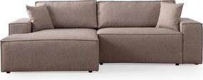 Corner Sofa-Bed Pırlo Corner Left - Brown Brown