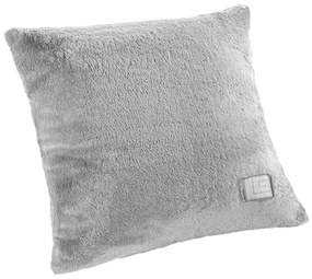 Διακοσμητική Μαξιλαροθήκη Γούνινη (60x60) Guy Laroche Crusty Silver
