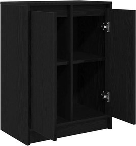 vidaXL Sideboard Μαύρη βελανιδιά 57x34x76 cm Κατασκευασμένο ξύλο