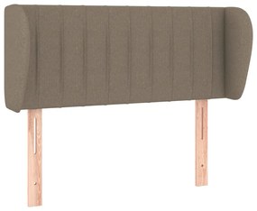 vidaXL Κεφαλάρι με Πτερύγια Taupe 103x23x78/88 εκ. Υφασμάτινο