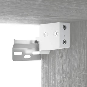 vidaXL Ντουλάπι Τοίχου Γκρι Sonoma 60x30x60 εκ. Επεξεργασμένο Ξύλο