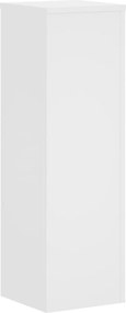 vidaXL Βάσεις Φυτών 2 τεμ. Λευκές 25x25x80 εκ. από Επεξεργασμένο Ξύλο