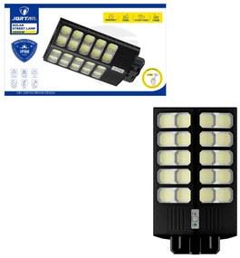Jortan Led Αδιάβροχο Ηλιακό Φωτιστικό Δρόμου 2000W με Ανιχνευτή Κίνησης Και Τηλεχειριστήριο IP66 - Solar Street Lamp
