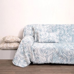 Ριχτάρι Καναπέ Τετραθέσιου 2 Όψεων (180x320) Anna Riska 1566 Lake Blue