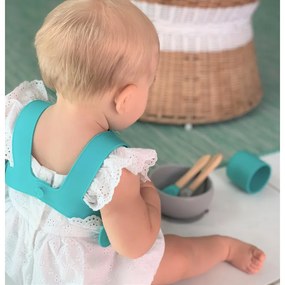 Σαλιάρα Σιλικόνης εύκαμπτη MinikOiOi Green