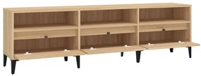 vidaXL Έπιπλο Τηλεόρασης Sonoma Δρυς 150x30x44,5 εκ. Επεξ. Ξύλο