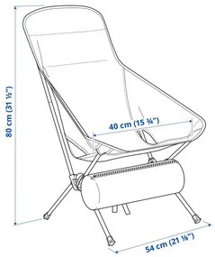 STRANDÖN πτυσσόμενη καρέκλα 805.758.43
