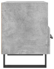 vidaXL Κομοδίνο Γκρι Σκυροδ. 40 x 35 x 47,5 εκ. από Επεξεργασμένο Ξύλο