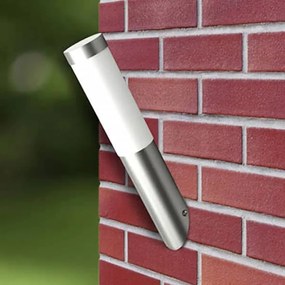 Φωτιστικά Τοίχου Εξωτερικού Χώρου 2 τεμ. από Ανοξείδωτο Ατσάλι