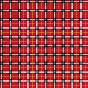 LINO ΤΡΑΒΕΡΣΑ TARTAN 401 RED 45X145