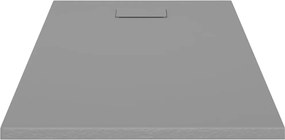 vidaXL Βάση Ντουζιέρας Γκρι 120 x 70 εκ. από SMC