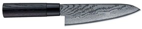 Μαχαίρι Chef Shippu Black FD-1593 18cm Από Δαμασκηνό Ατσάλι Silver-Black Tojiro Ατσάλι,Ξύλο