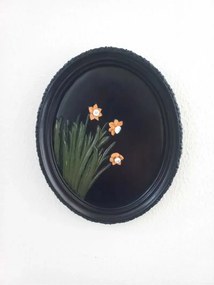 Stewehome οβάλ διακοσμητικό τοίχου από πέτρα 21x17 cm