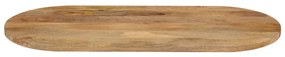 vidaXL Επιφάνεια Τραπεζιού Οβάλ 120x50x3,8 εκ. Μασίφ Ξύλο Μάνγκο
