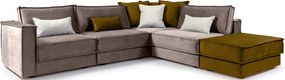 Γωνιακός καναπές Bella-Mpez Anoixto - 0.00Χ0.00Χ83.00cm