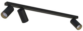 Φωτιστικό Οροφής - Σποτ Mono 7767 3xGU10 10W Black-Gold Nowodvorski Metal, Plastic