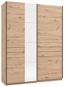 Ντουλάπα Συρόμενη VEYMONT 150 OG με Καθρέπτη Artisan oak 146x61x218εκ. 146x61x218 εκ.