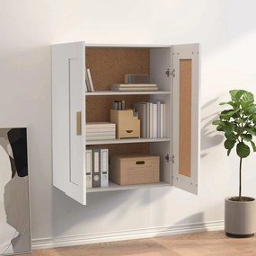 vidaXL Ντουλάπι Τοίχου Λευκή 69,5x32,5x90 εκ. από Επεξεργασμένο Ξύλο