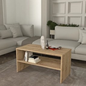 ΤΡΑΠΕΖΑΚΙ ΣΑΛΟΝΙΟΥ ELEVA MEGAPAP ΧΡΩΜΑ SAPPHIRE OAK 90X44,6X46,4ΕΚ.