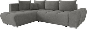 Γωνιακός καναπές Forrest-Gkri Skouro-Αριστερή - 290.00Χ183.00Χ85.00cm