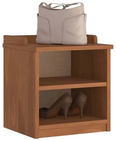 Πάγκος διαδρόμου "SANDNES" 45x40x50 εκ.Πεύκο μασίφ ξύλο