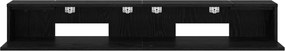 vidaXL Γραφείο Στούντιο Μαύρη Δρυς 152 x 36 x 19,5 εκ.