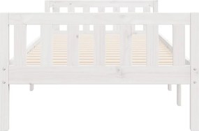 vidaXL Κρεβάτι Παιδικό Χωρίς Στρώμα Λευκό 90x190 εκ. Μασίφ Ξύλο Πεύκου