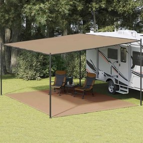 vidaXL Χαλί Σκηνής Taupe 400 x 500 εκ.